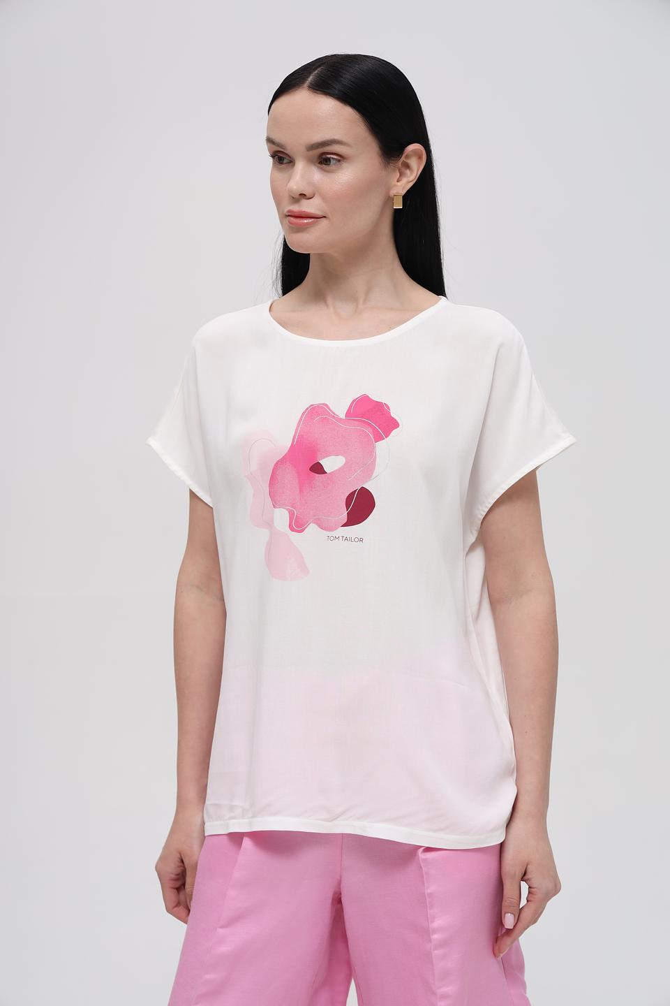 Футболка Tom Tailor с цветочным принтом