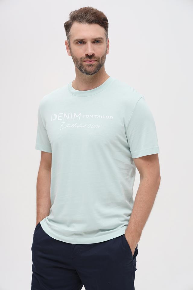 Футболка Tom Tailor denim мятная