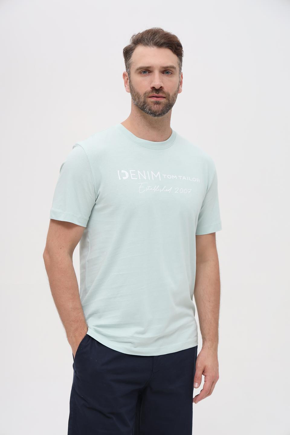 Футболка Tom Tailor denim мятная