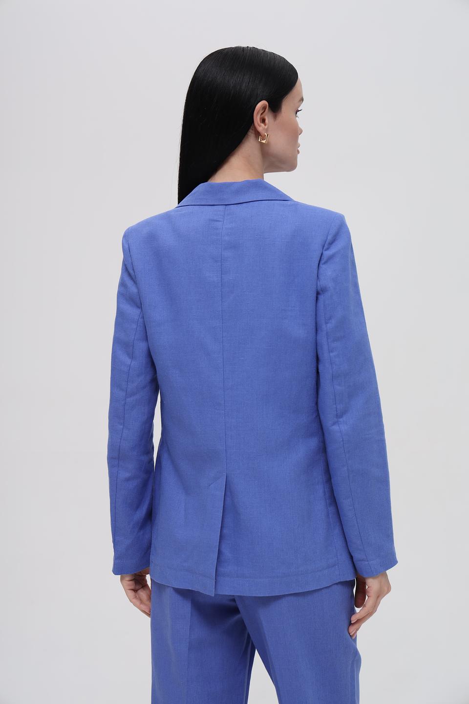 Жакет Electra style голубой приталенный