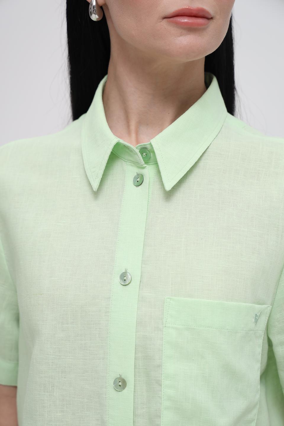 Рубашка Bianca с коротким рукавом лайм