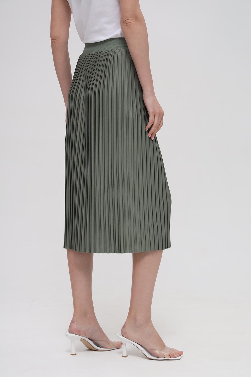 Юбка Bianca плиссированная хаки