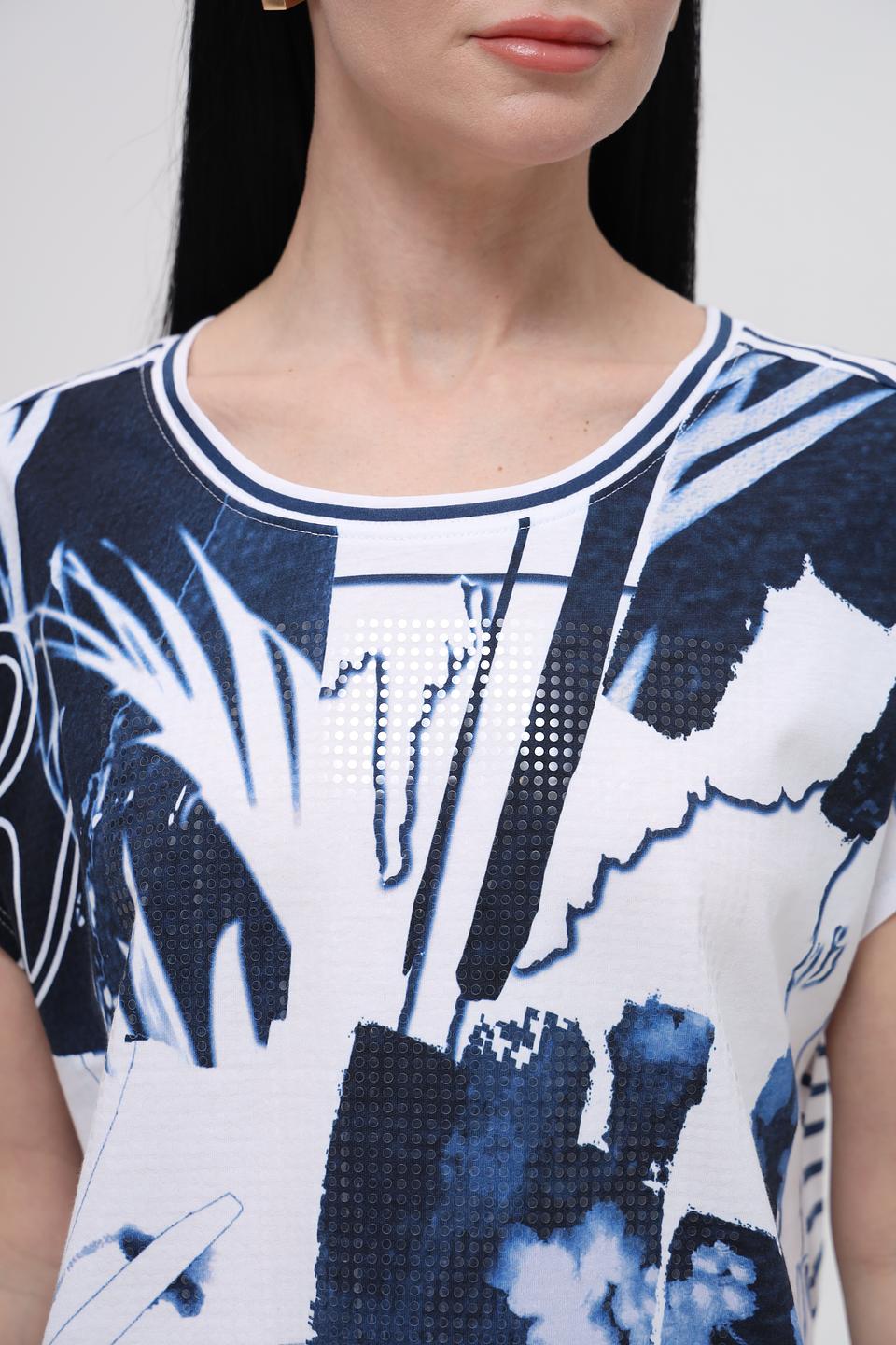 Футболка Lecomte с принтом