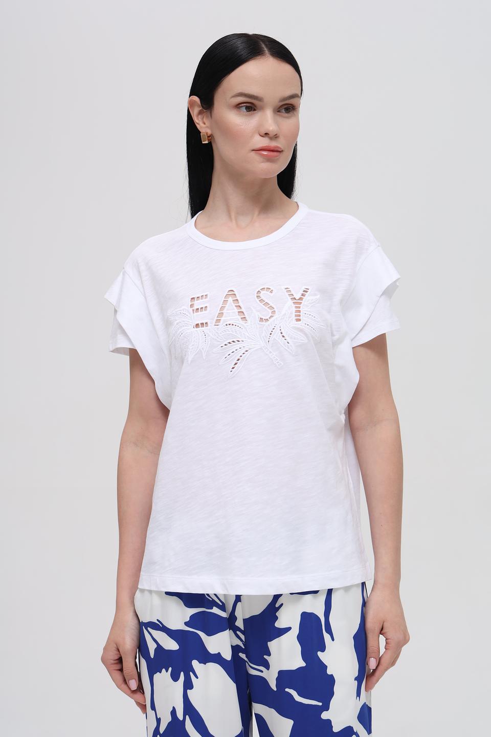 Футболка Lecomte с принтом Easy