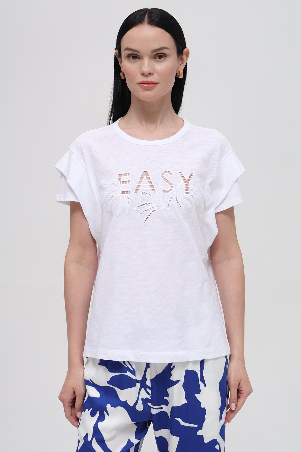 Футболка Lecomte с принтом Easy