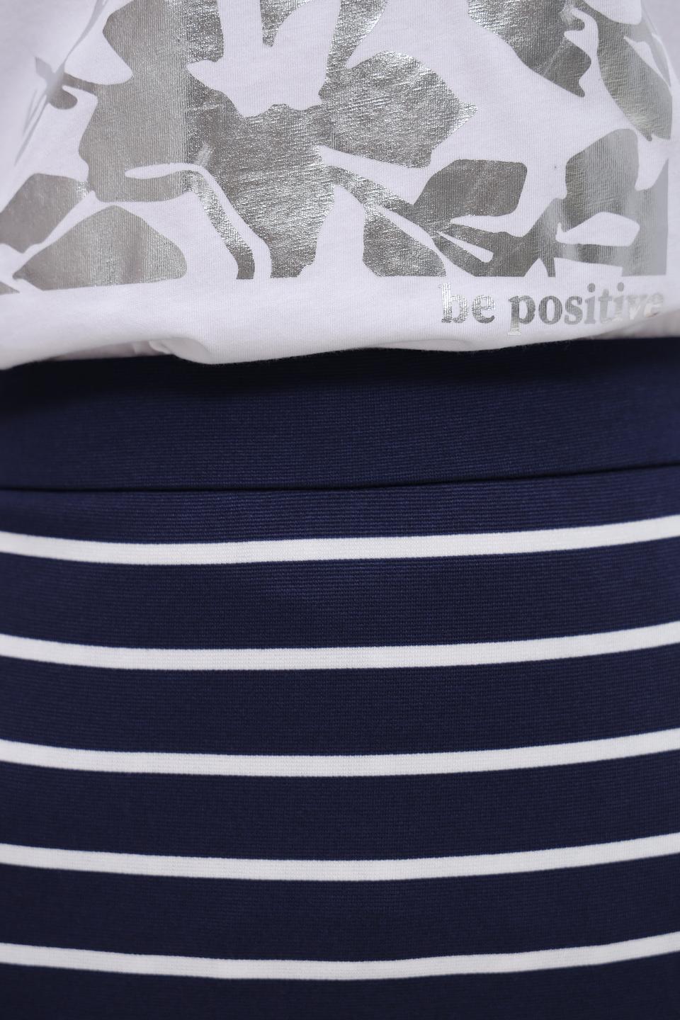 Юбка Lecomte в полоску