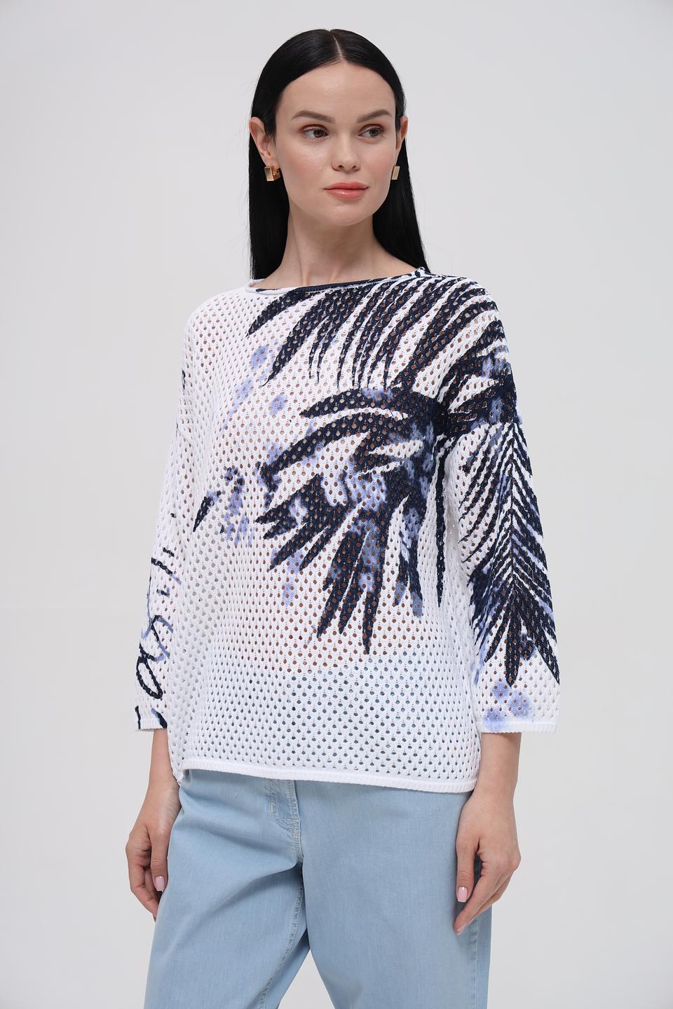 Пуловер Lecomte с принтом