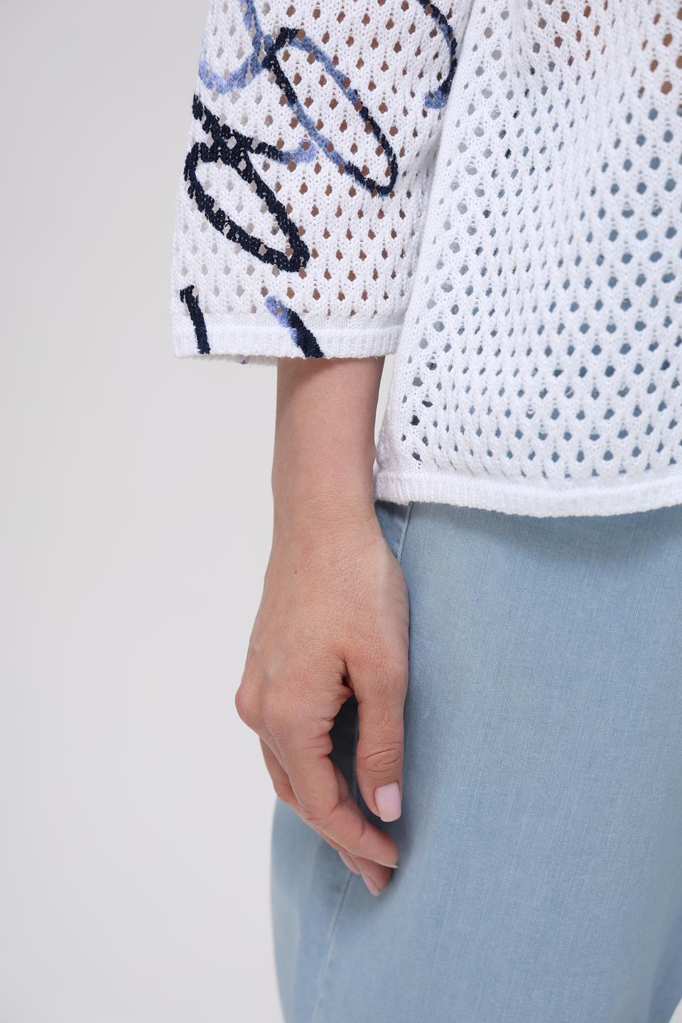 Пуловер Lecomte с принтом