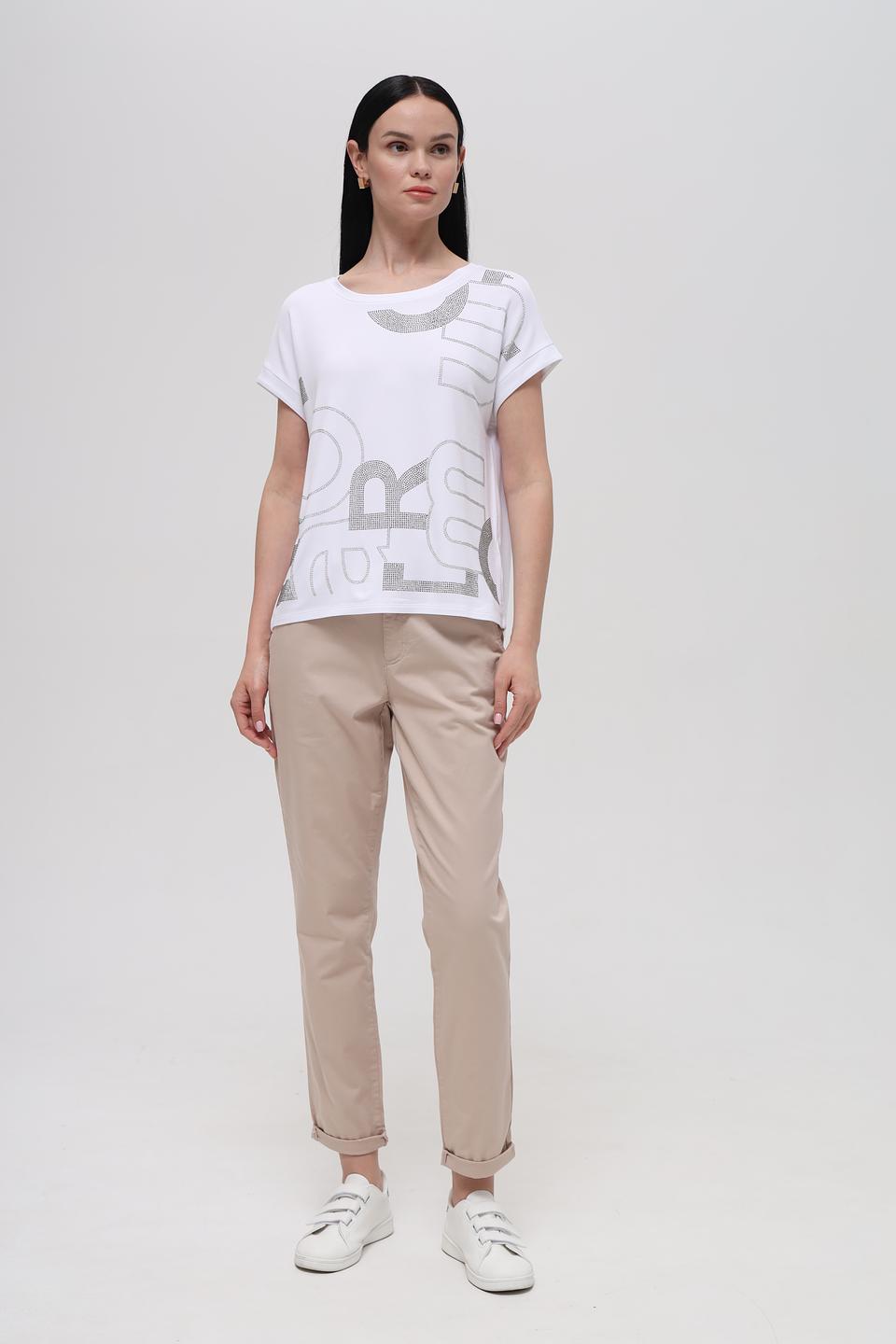 Футболка Monari с кристаллами