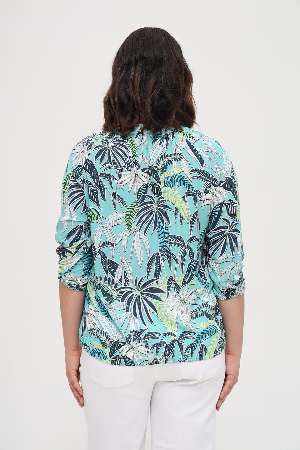 Блуза Erfo с тропическим принтом