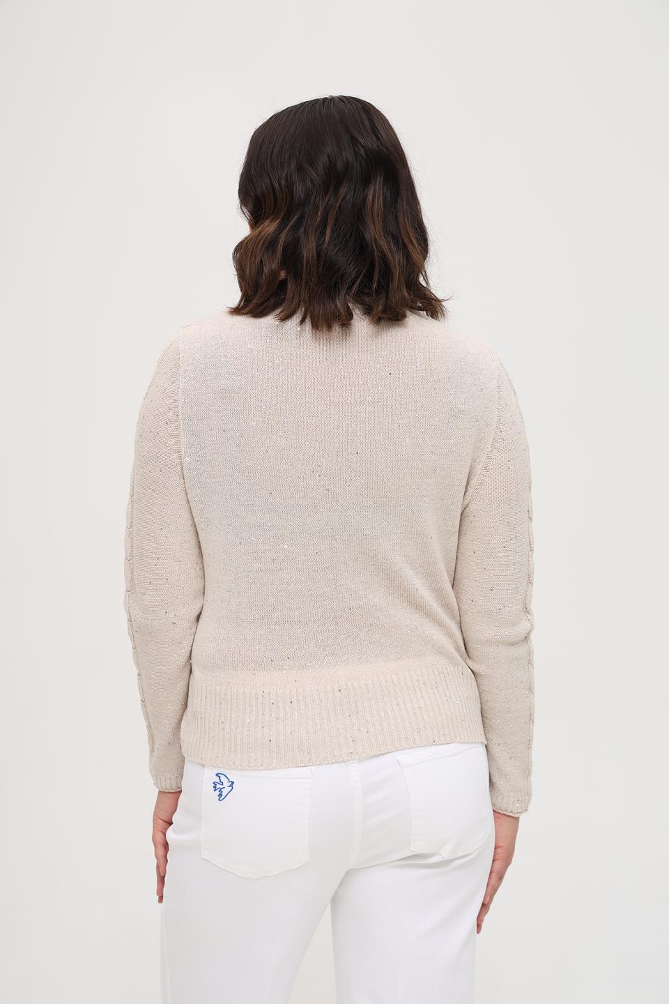 Пуловер Gerry Weber с блестками бежевый