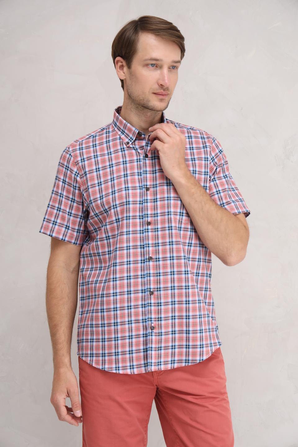 Рубашка кр Lerros клетка