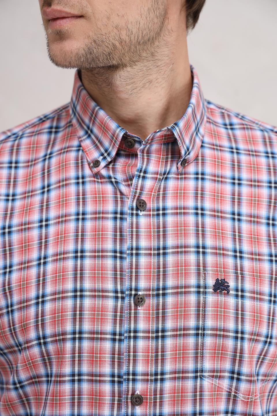 Рубашка кр Lerros клетка