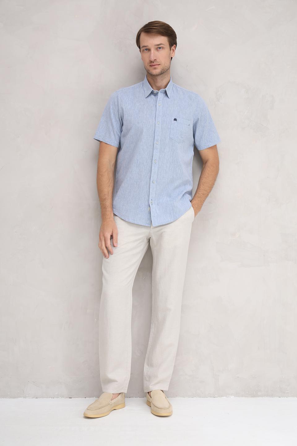 Рубашка кр Lerros голубая