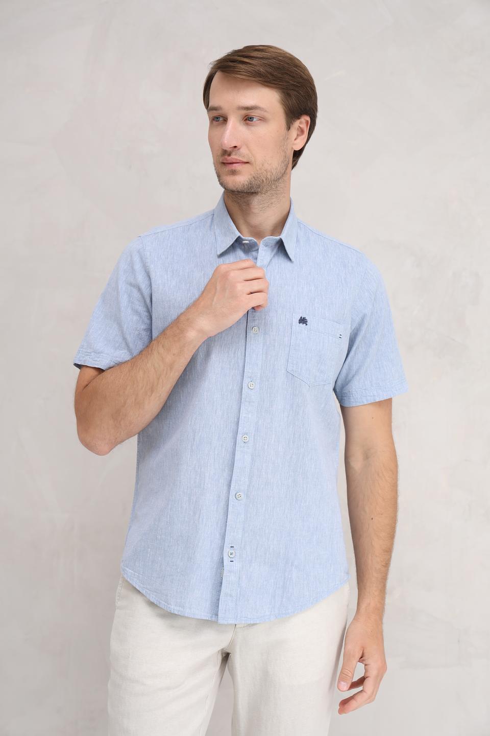 Рубашка кр Lerros голубая