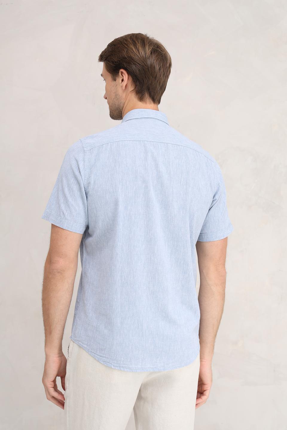 Рубашка кр Lerros голубая