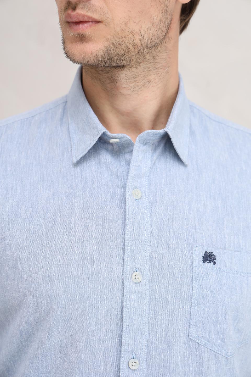 Рубашка кр Lerros голубая