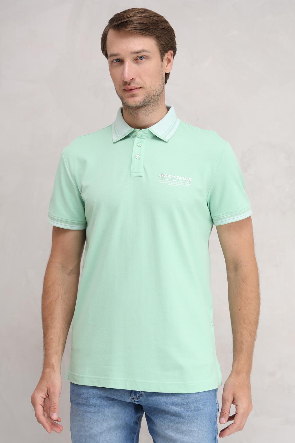 Поло Tom Tailor мятное
