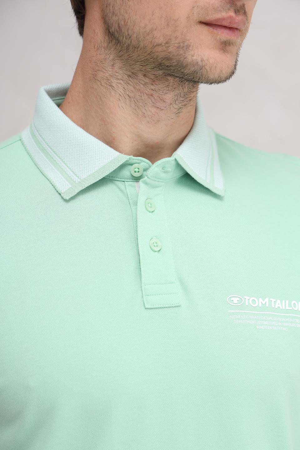 Поло Tom Tailor мятное