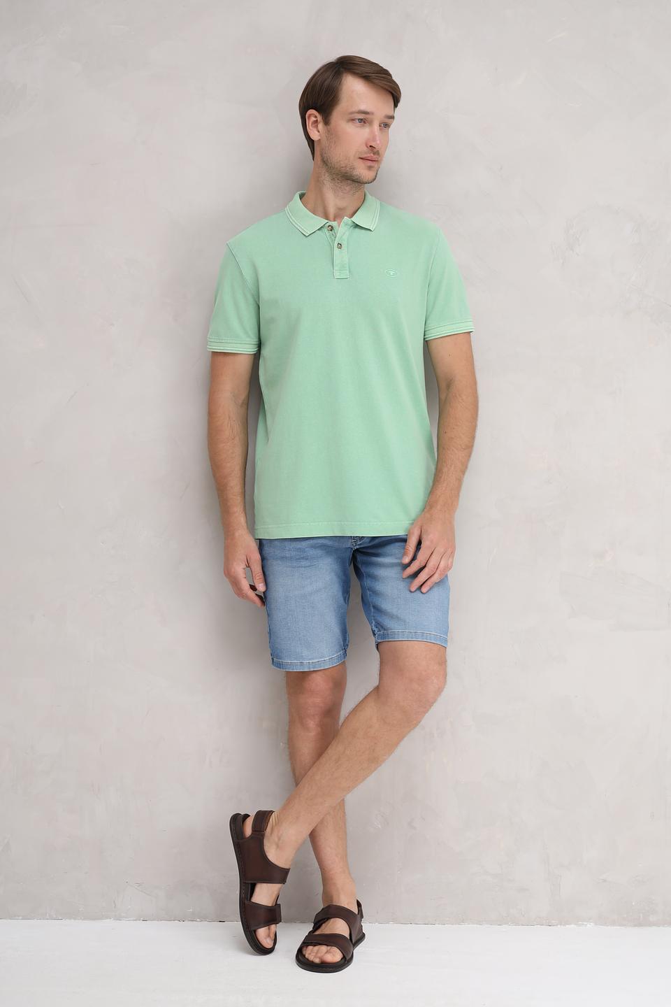 Поло Tom Tailor мятное