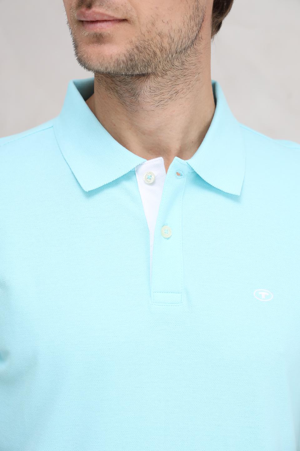 Поло Tom Tailor голубое