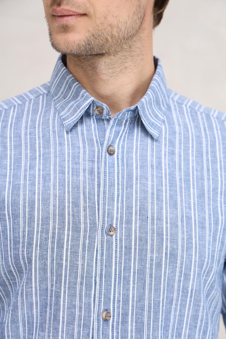 Рубашка кр Tom Tailor в полоску