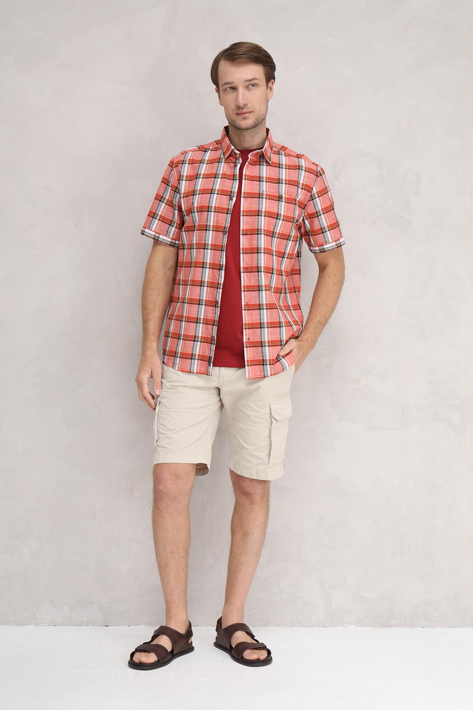 Рубашка кр Tom Tailor в клетку