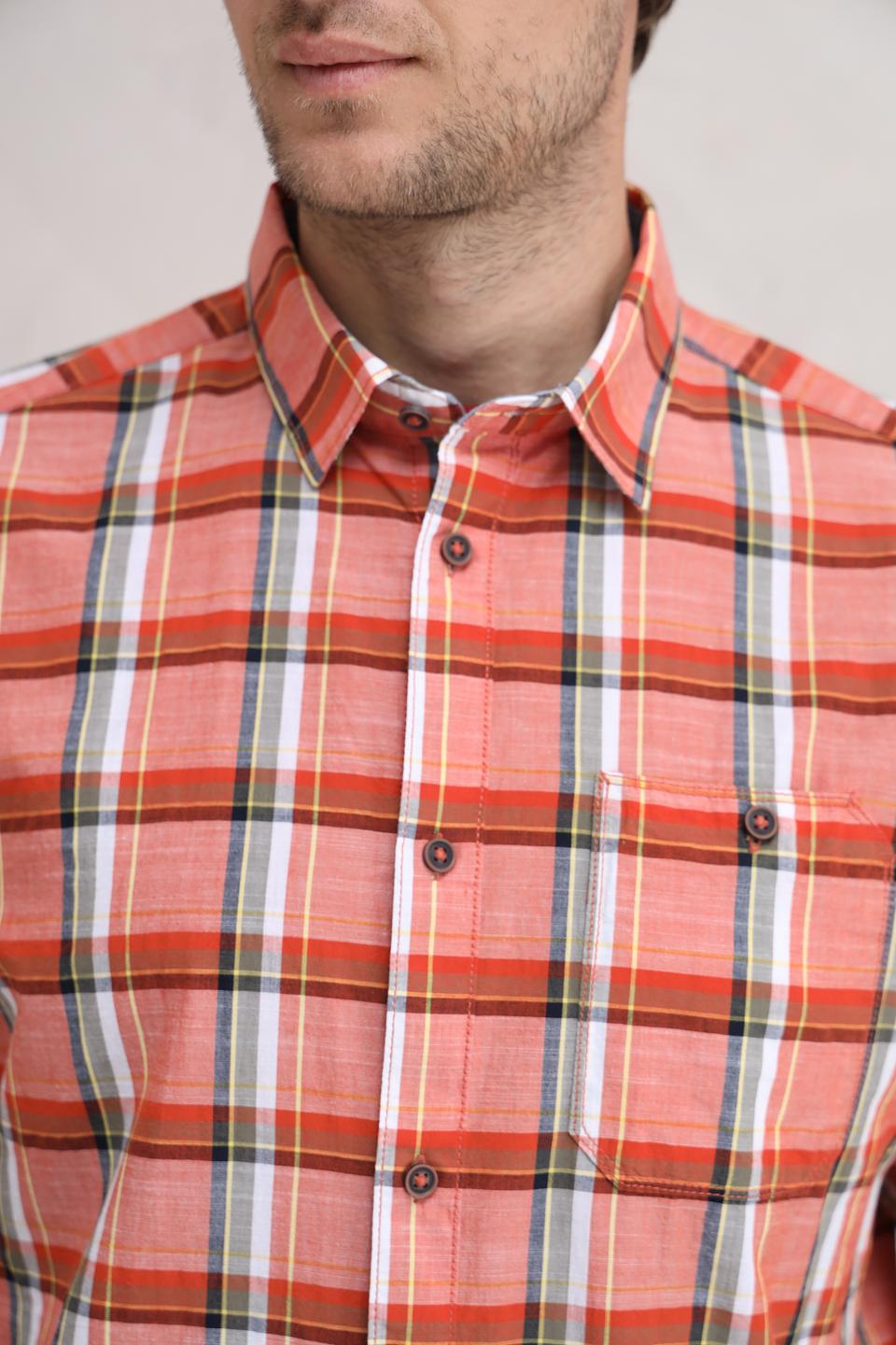 Рубашка кр Tom Tailor в клетку