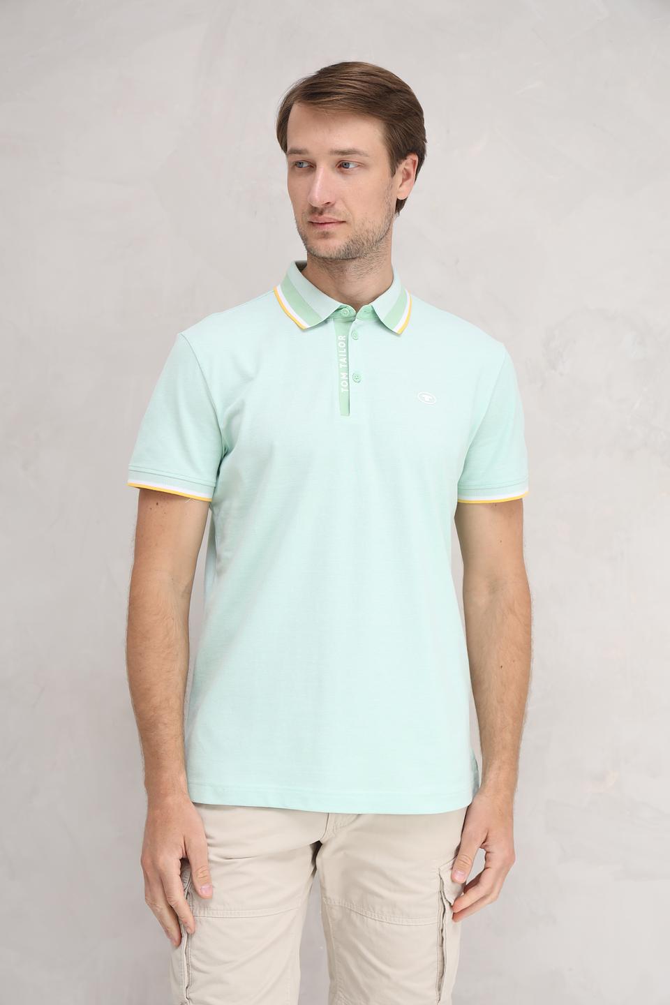 Поло Tom Tailor мятное