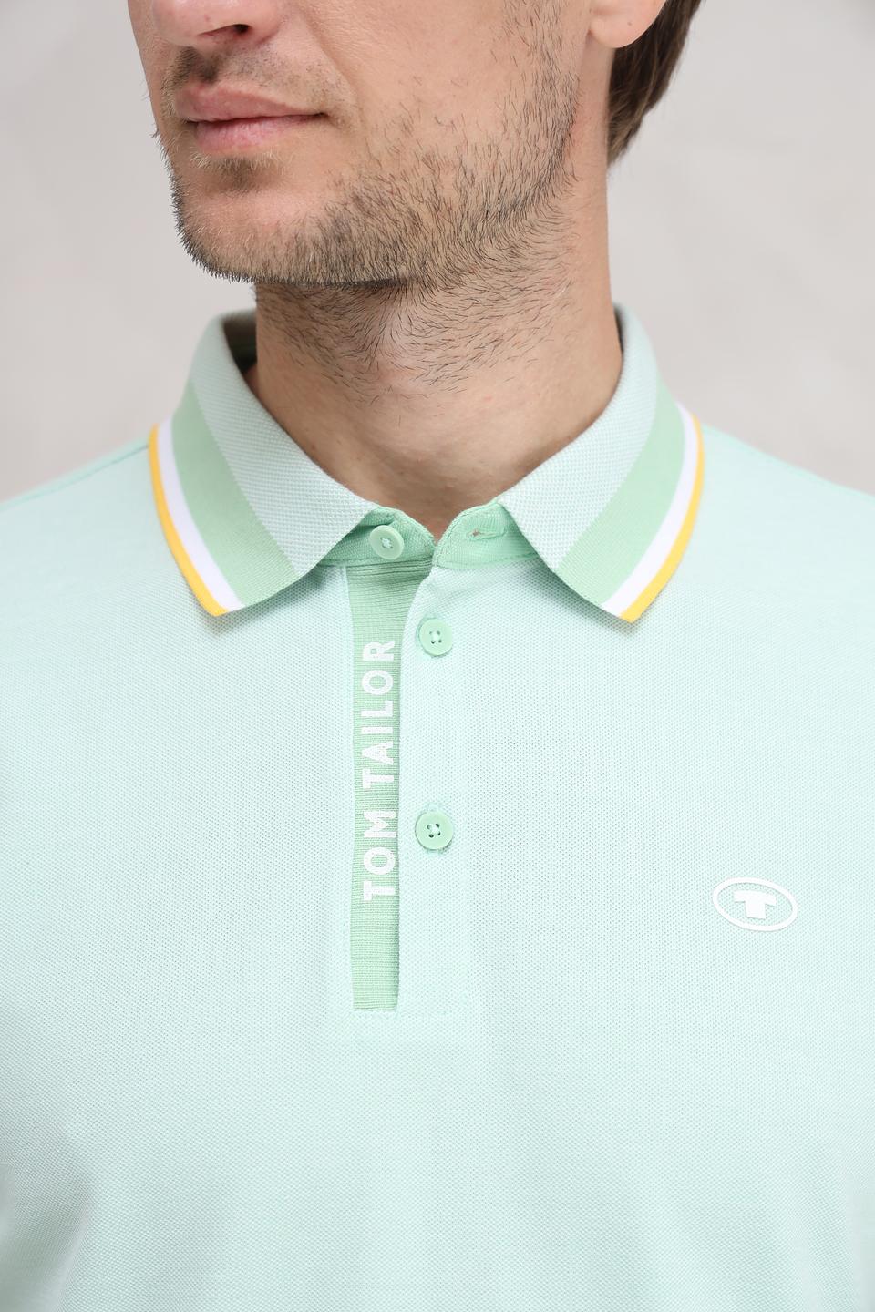 Поло Tom Tailor мятное