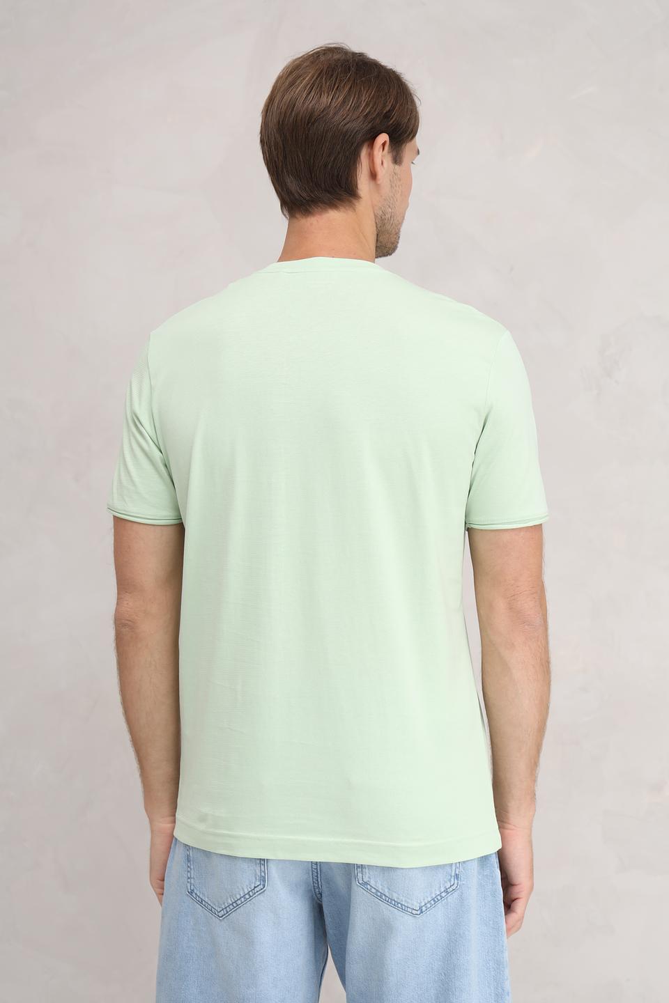 Футболка Tom Tailor мятная с принтом