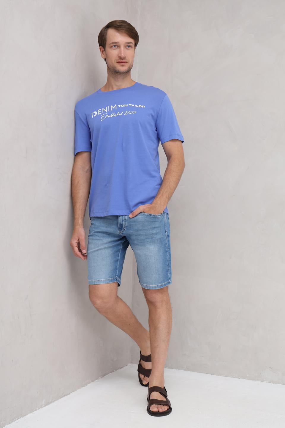 Футболка Tom Tailor denim голубая