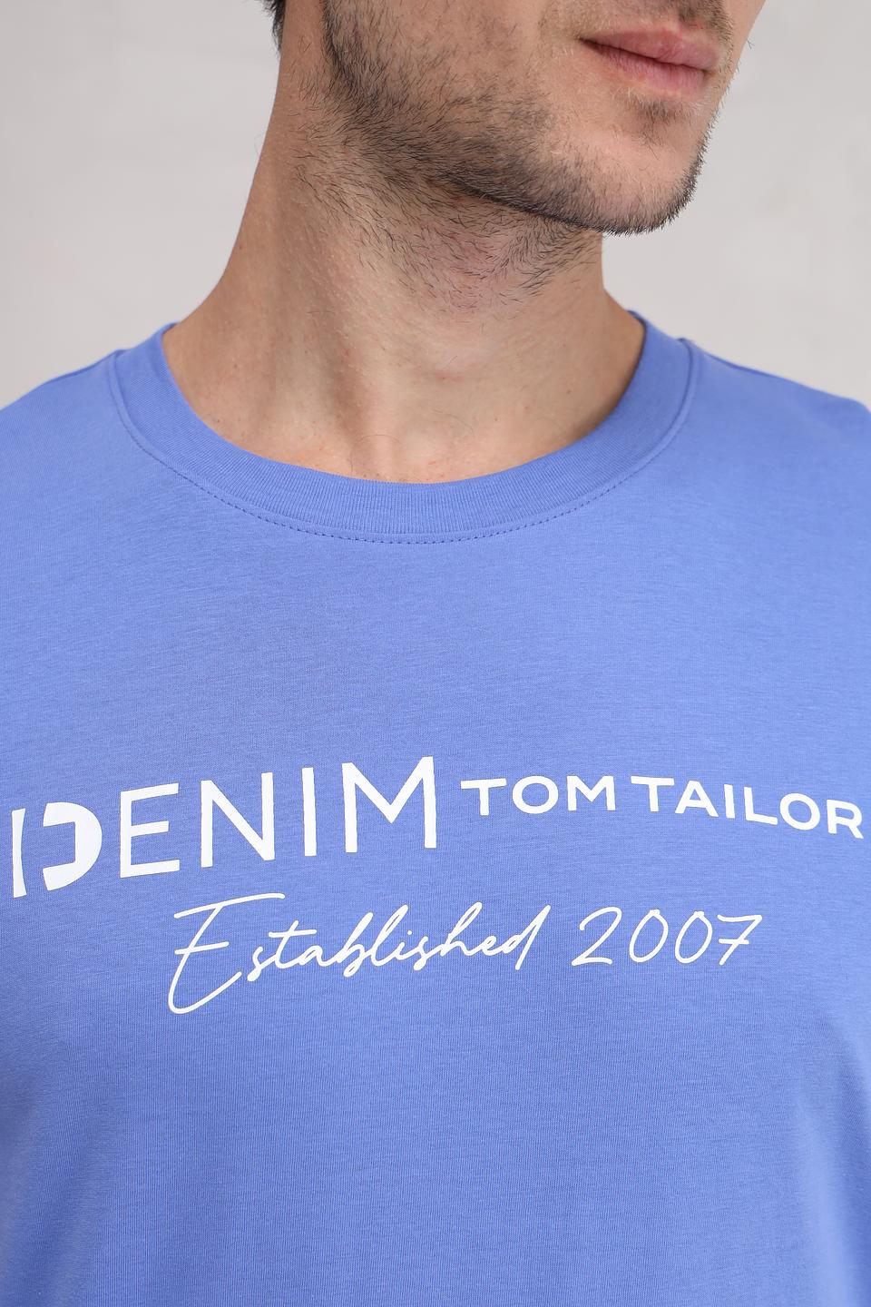 Футболка Tom Tailor denim голубая