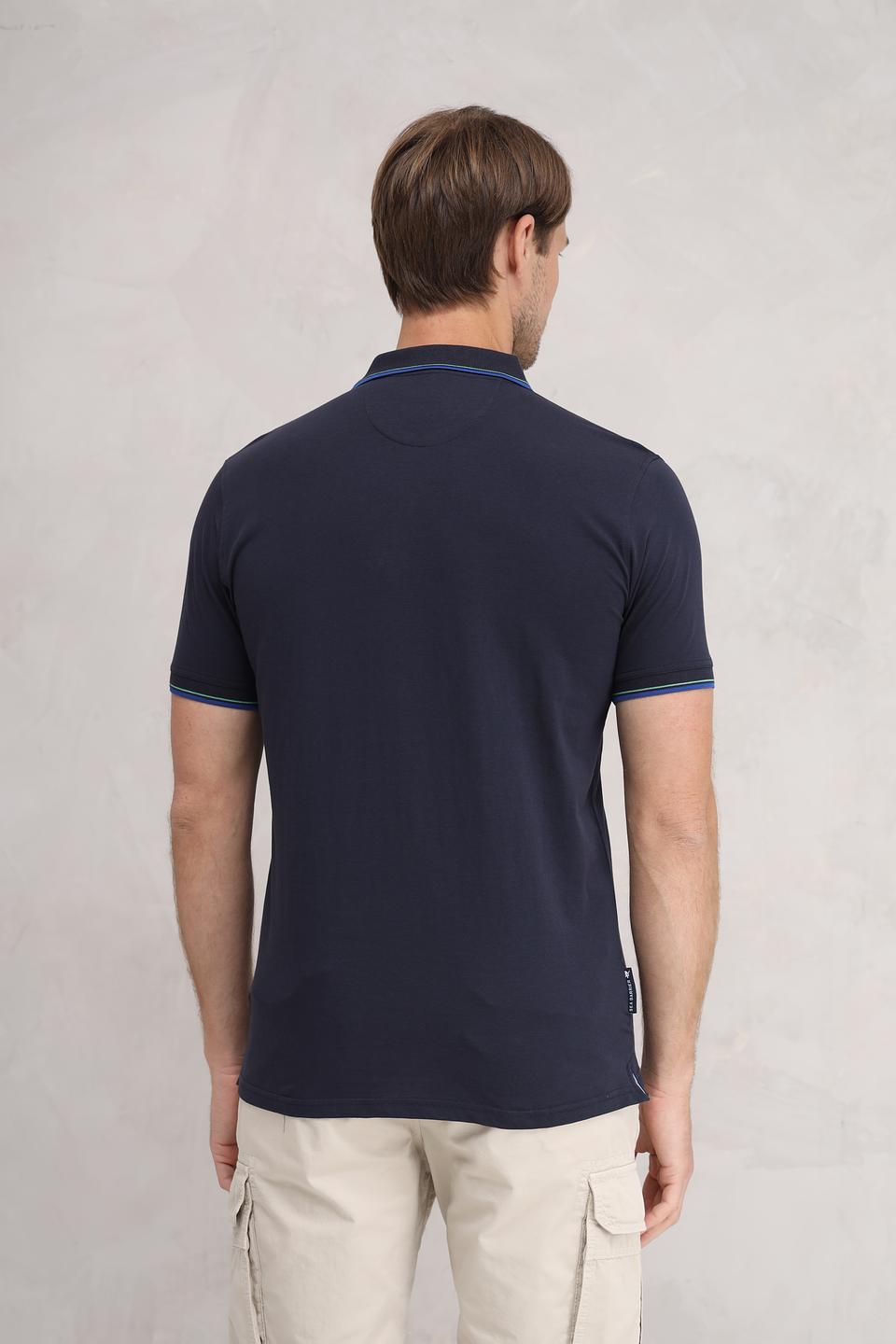 Поло Sea Barrier мужское тёмно-синее