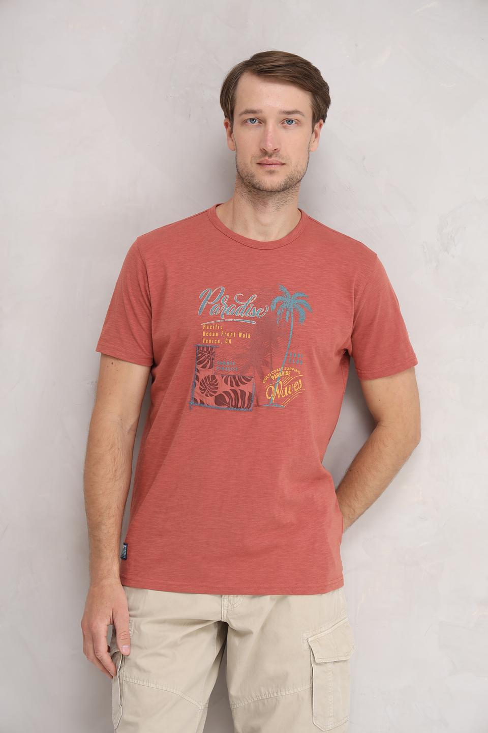 Футболка Sea Barrier терракотовый