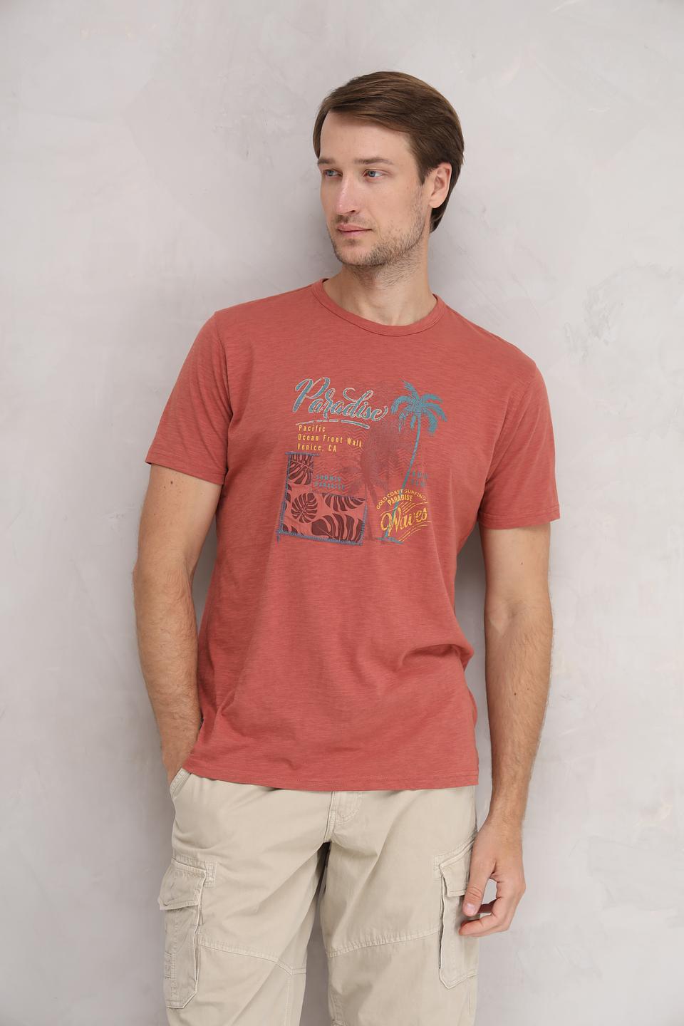 Футболка Sea Barrier терракотовый