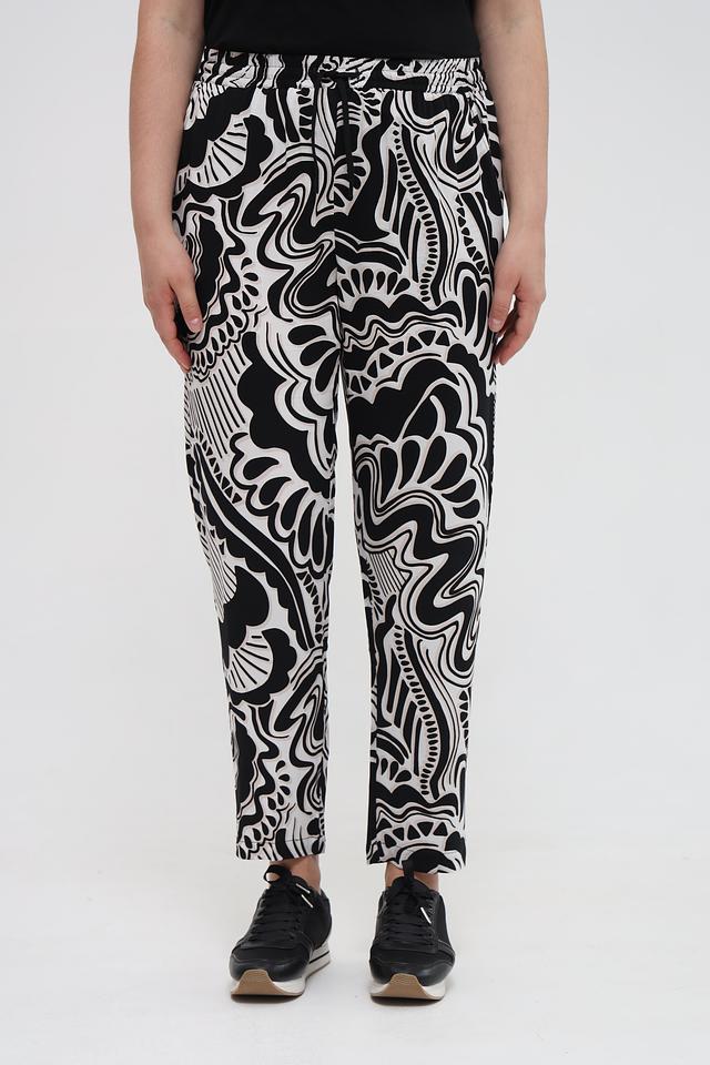 Брюки Via Appia DUE с принтом