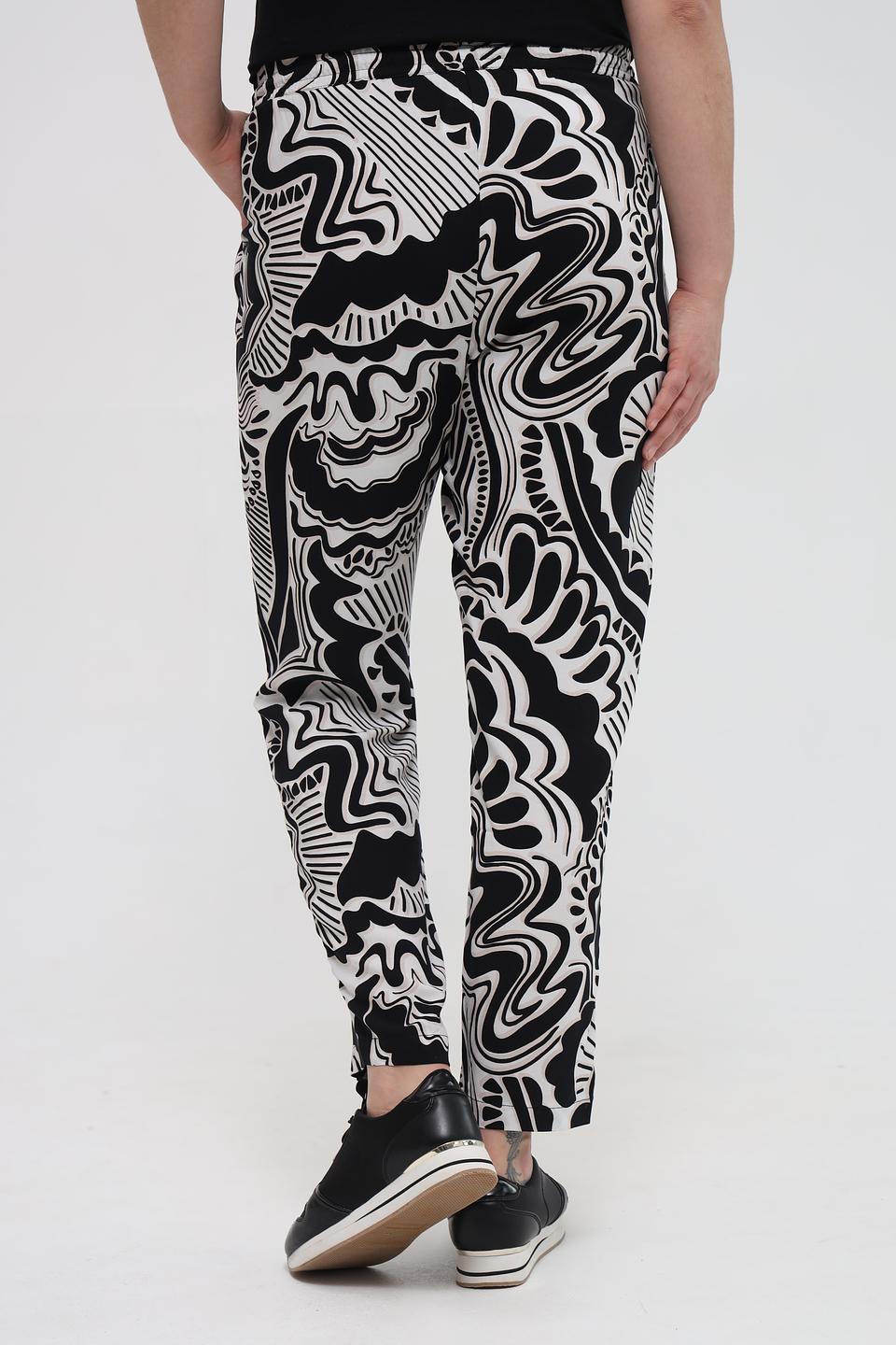 Брюки Via Appia DUE с принтом