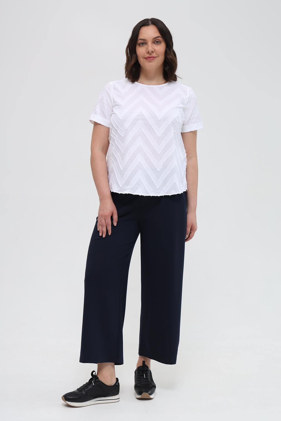 Блуза Gerry Weber EDITION белая с узором