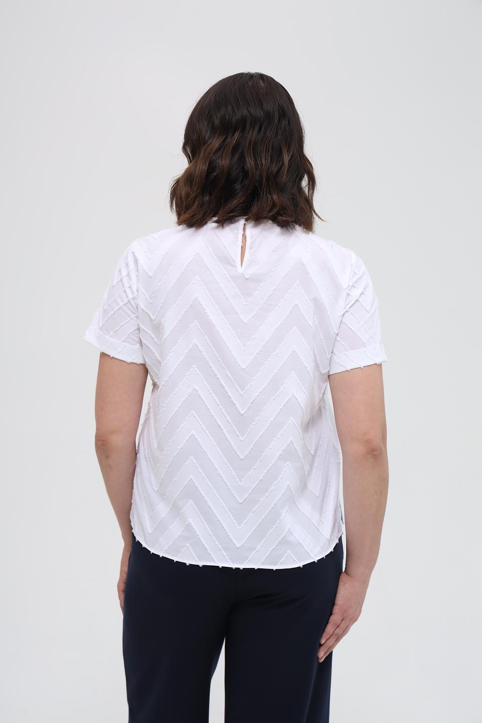 Блуза Gerry Weber EDITION белая с узором