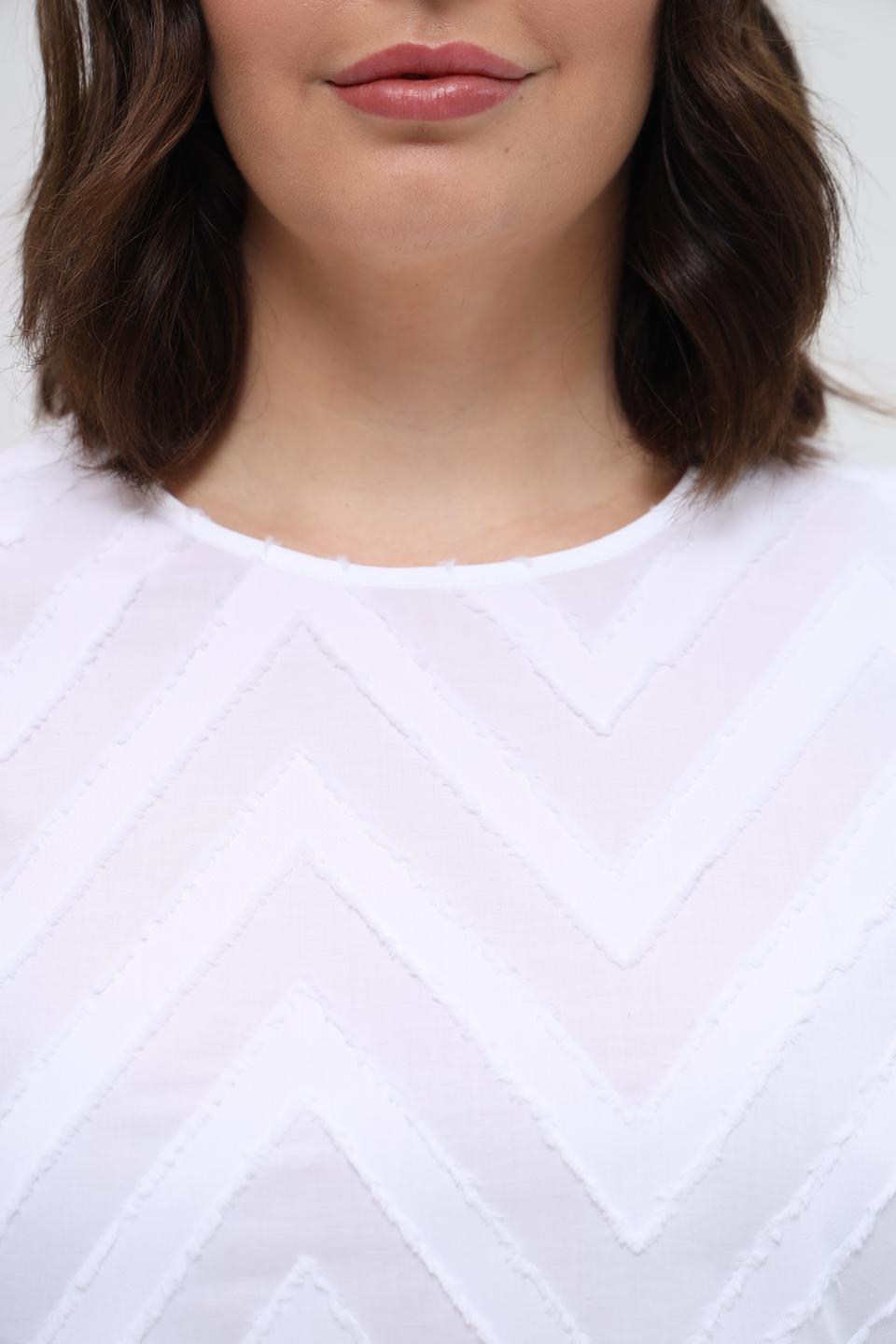 Блуза Gerry Weber EDITION белая с узором