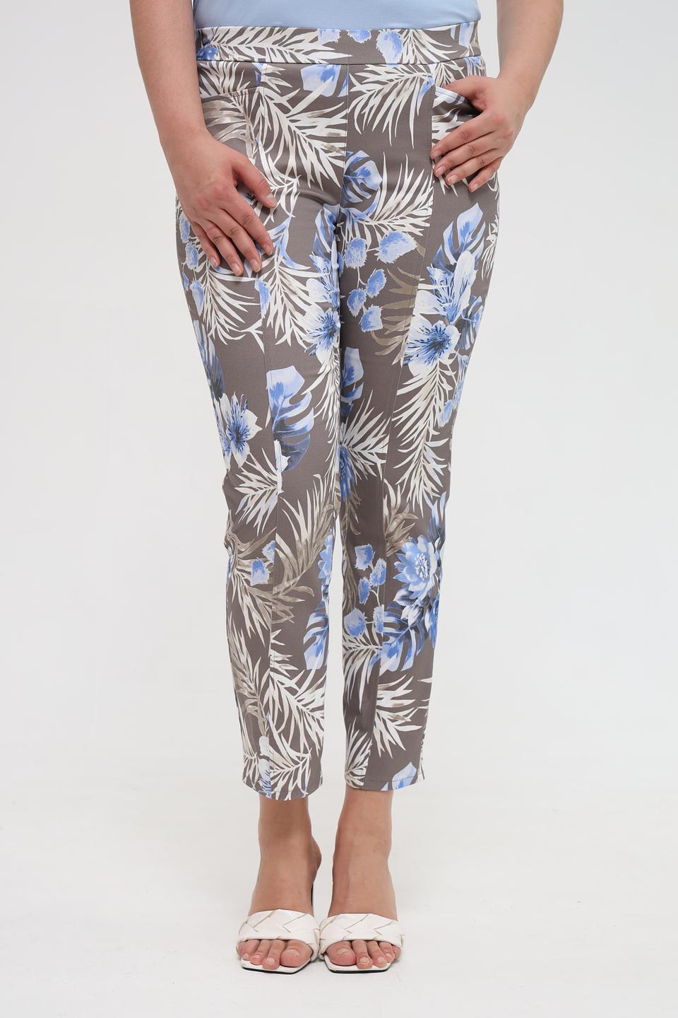 Брюки Frank Walder с цветочным принтом