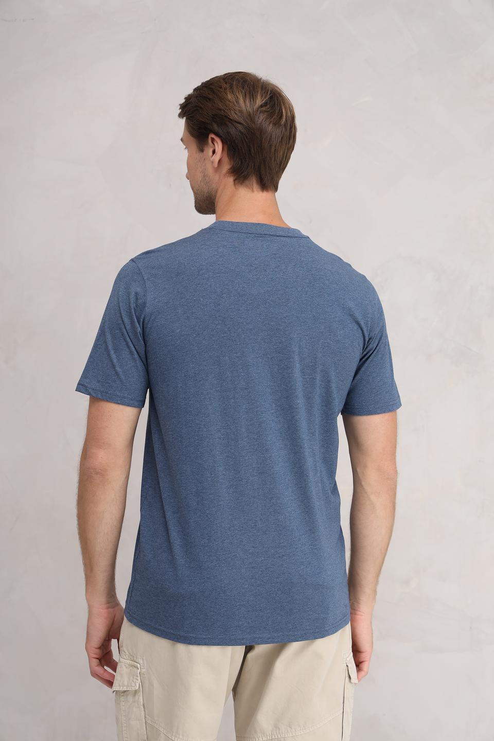 Футболка Casa Moda с карманом синяя