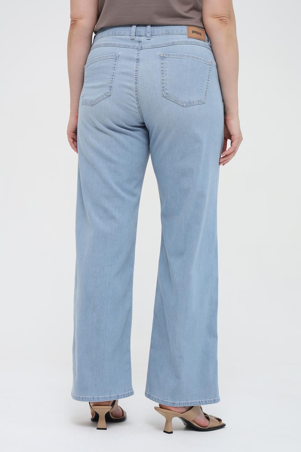 Джинсы Angels клеш голубые