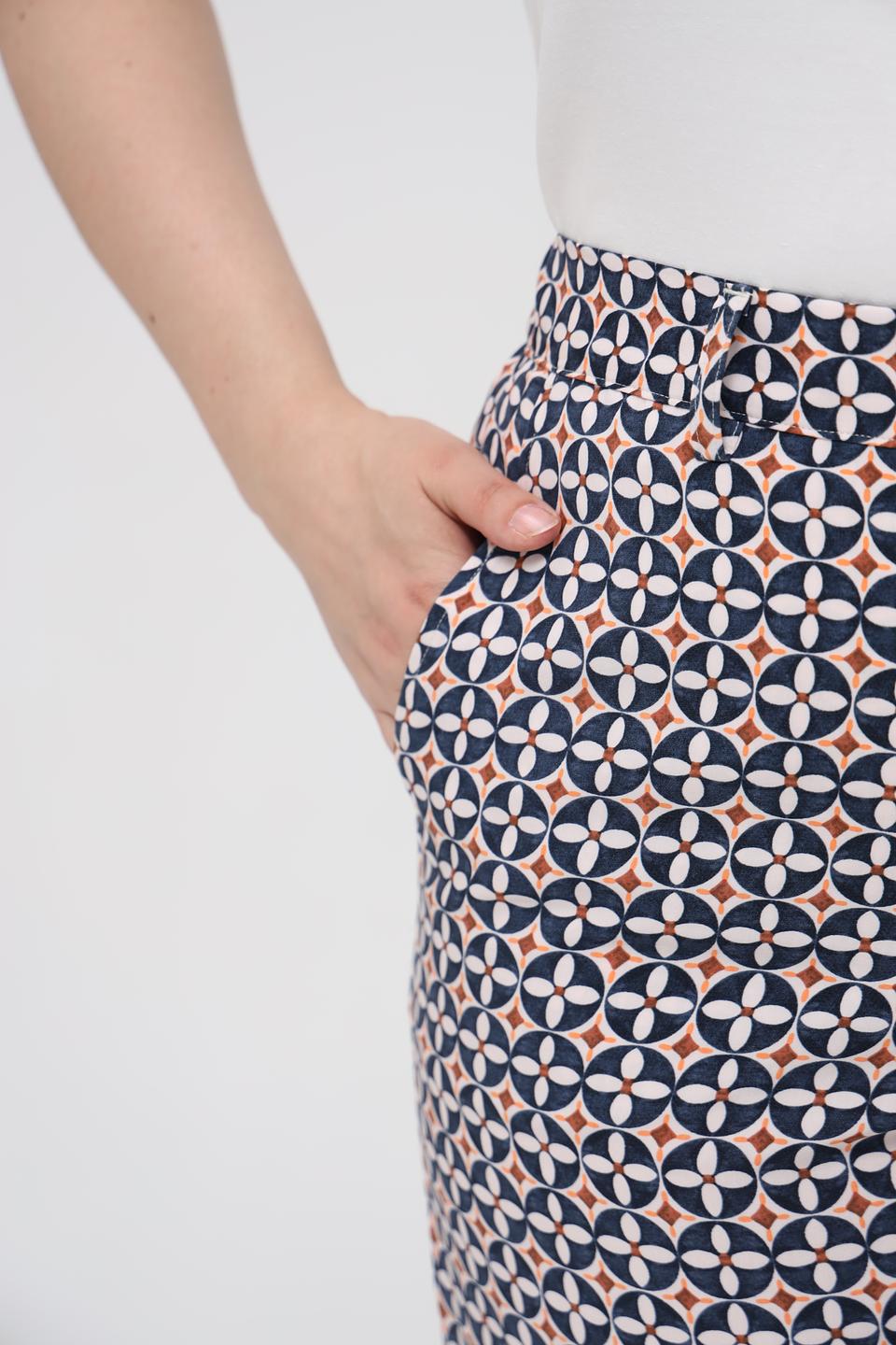 Брюки Gerry Weber в геометрический принт