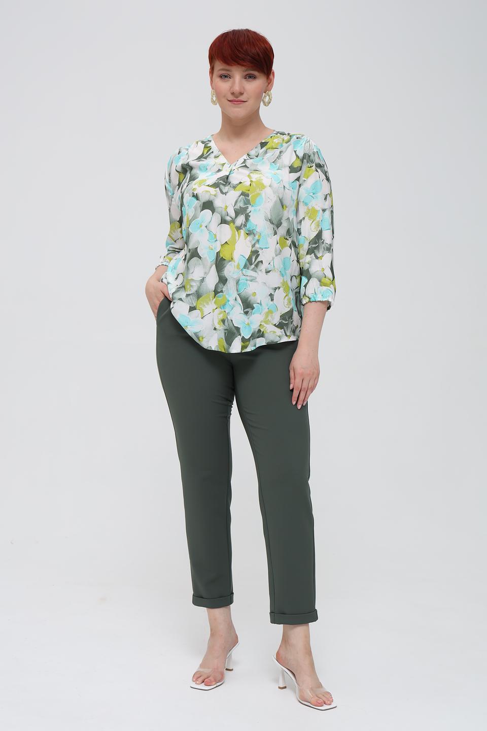 Блуза Frank Walder с цветочным принтом