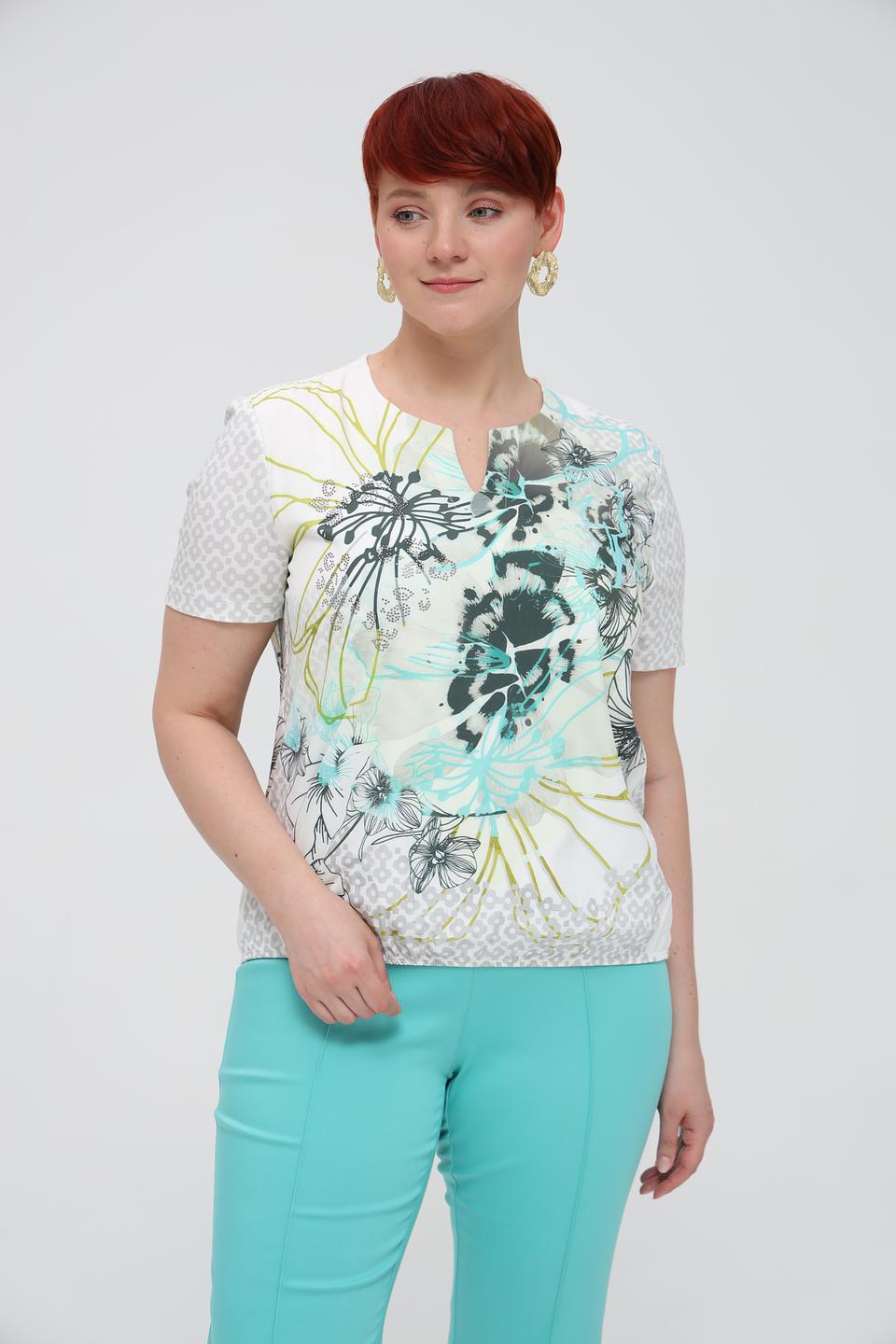 Блуза Frank Walder с цветочным принтом