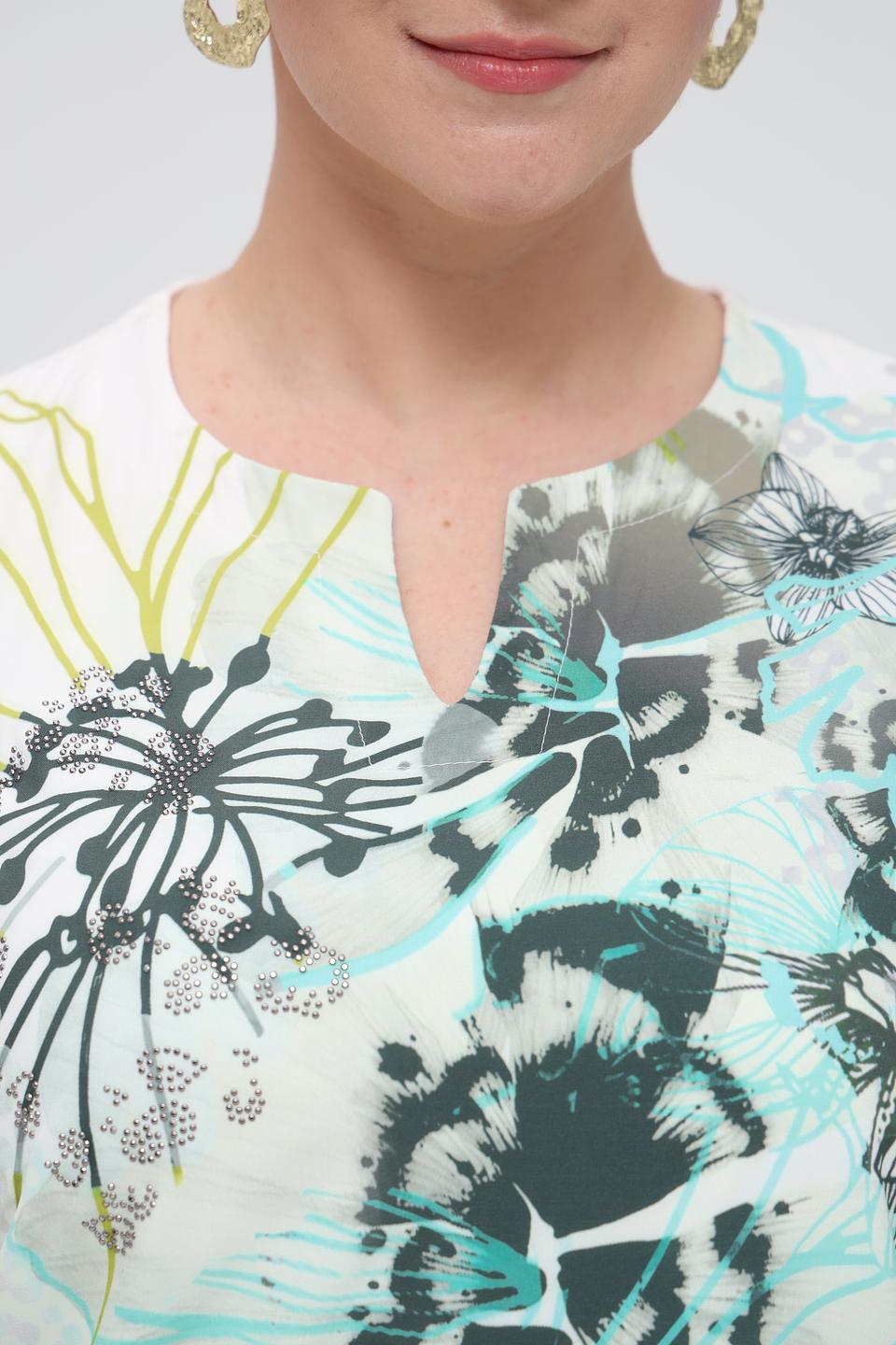 Блуза Frank Walder с цветочным принтом