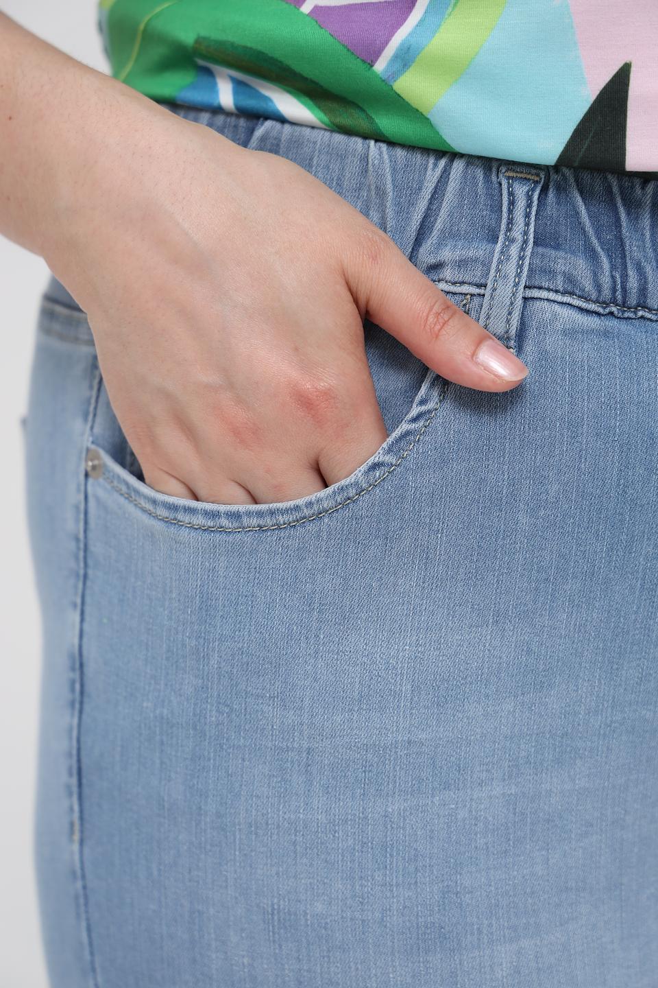 Джинсы капри Via Appia голубые