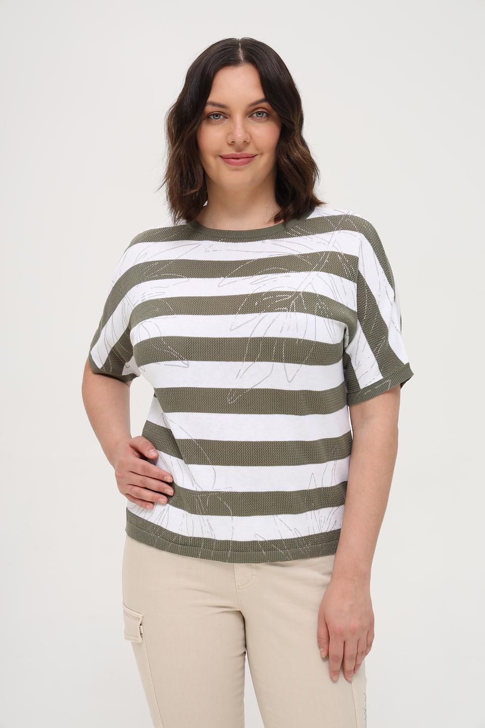 Пуловер Rabe collection в полоску